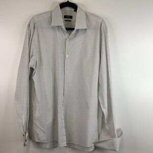 Boss by Hugo Boss Regular Fit Button Down Cufflink Shirt Size 16.5